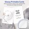 Avery Glossy White Postcards, 6" x 9" Rectangle Rounded Corners